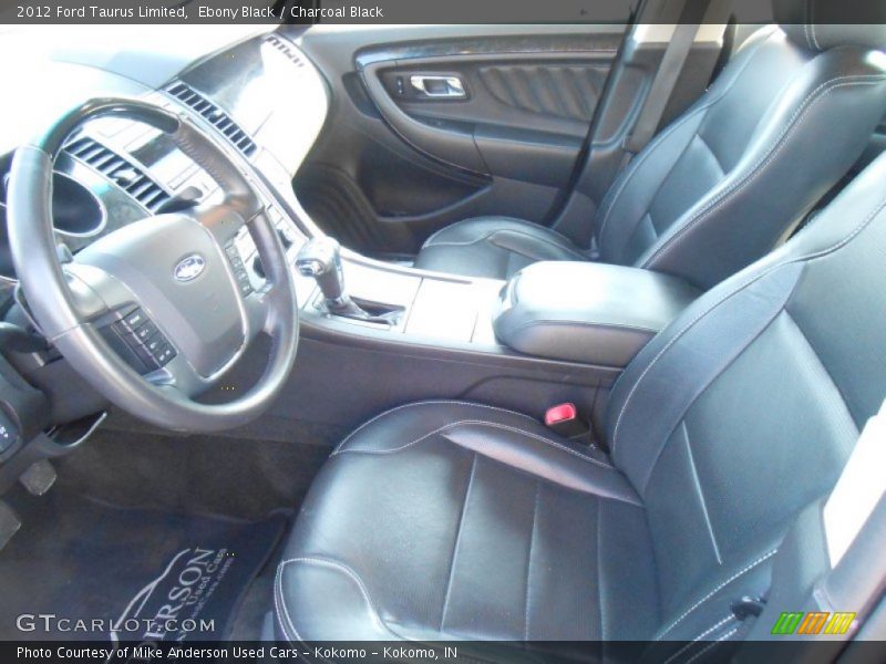 Ebony Black / Charcoal Black 2012 Ford Taurus Limited