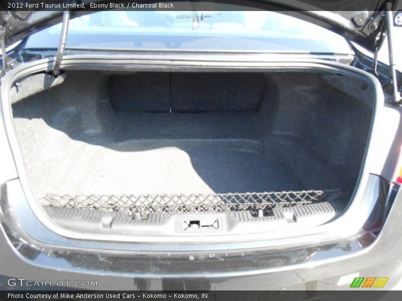 Ebony Black / Charcoal Black 2012 Ford Taurus Limited