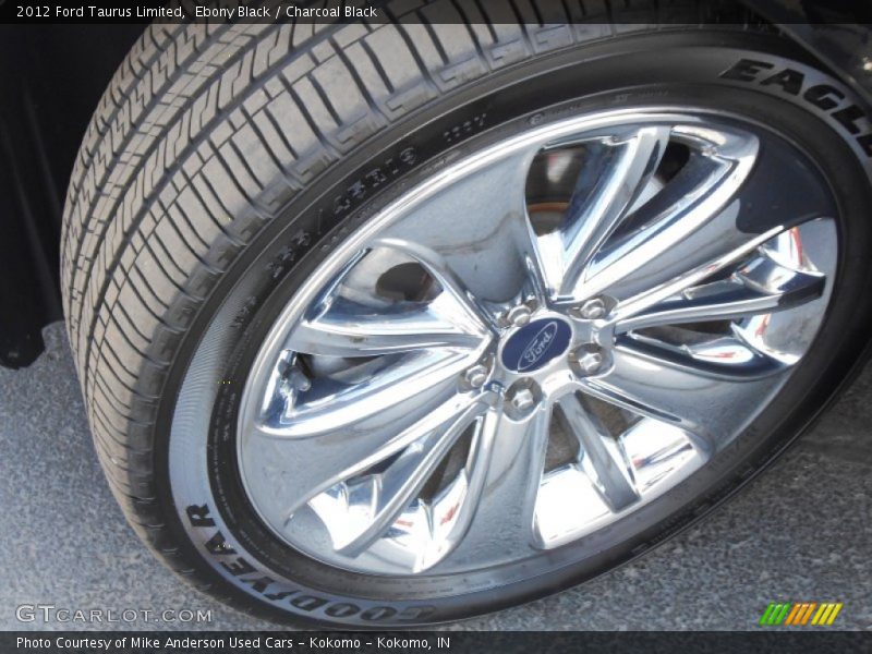 Ebony Black / Charcoal Black 2012 Ford Taurus Limited