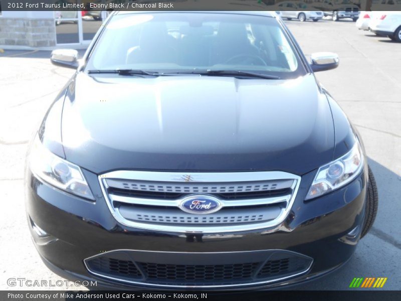 Ebony Black / Charcoal Black 2012 Ford Taurus Limited