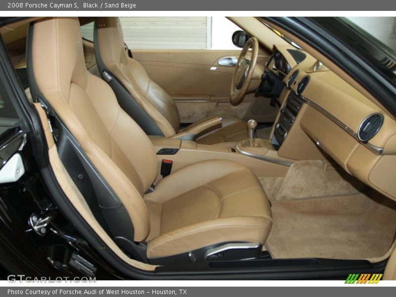 Black / Sand Beige 2008 Porsche Cayman S