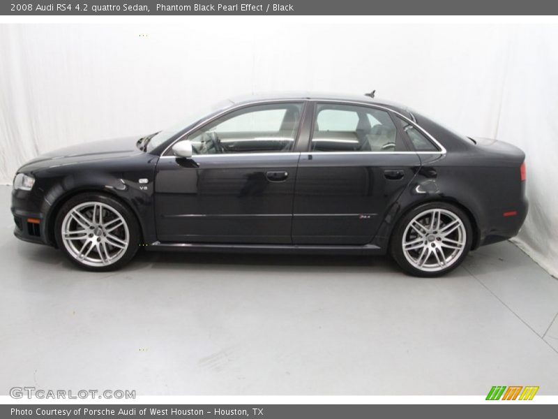  2008 RS4 4.2 quattro Sedan Phantom Black Pearl Effect
