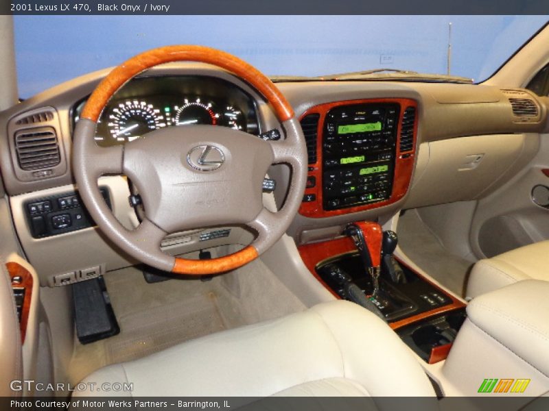 Black Onyx / Ivory 2001 Lexus LX 470