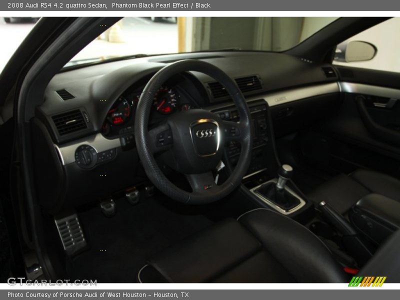 Phantom Black Pearl Effect / Black 2008 Audi RS4 4.2 quattro Sedan