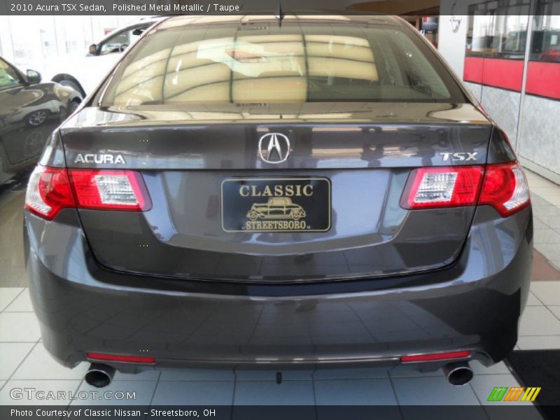 Polished Metal Metallic / Taupe 2010 Acura TSX Sedan