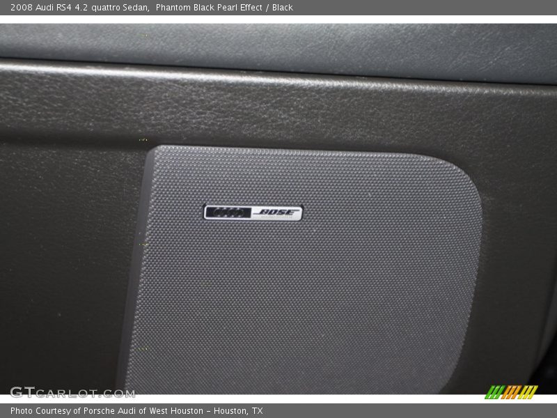 Phantom Black Pearl Effect / Black 2008 Audi RS4 4.2 quattro Sedan