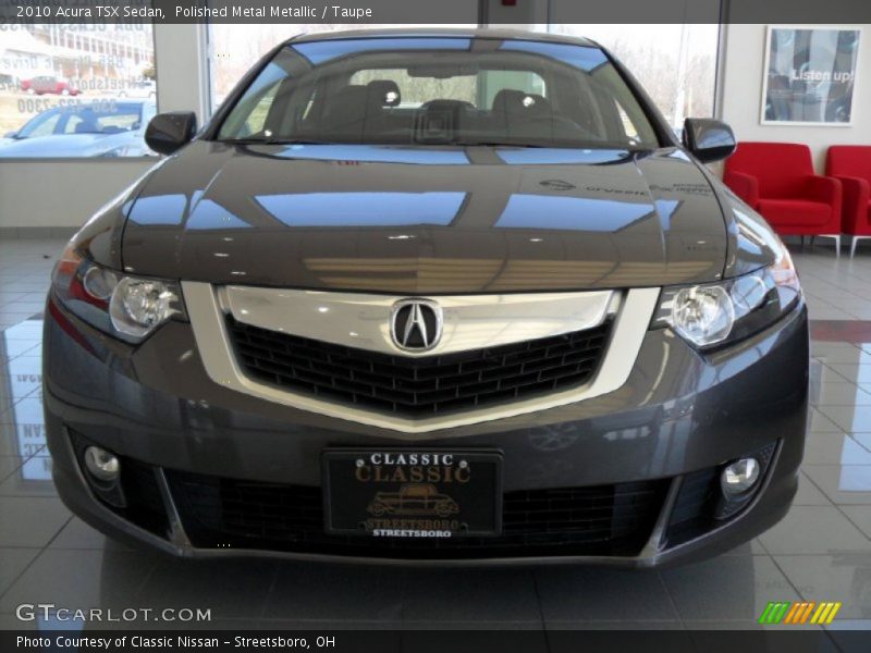 Polished Metal Metallic / Taupe 2010 Acura TSX Sedan