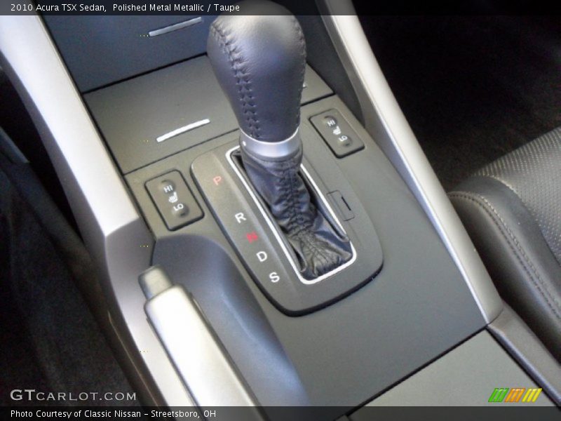 Polished Metal Metallic / Taupe 2010 Acura TSX Sedan