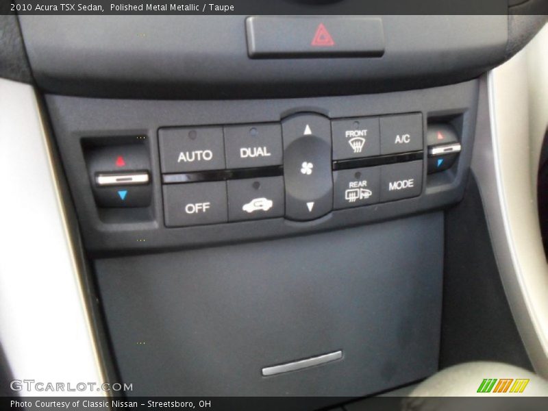Polished Metal Metallic / Taupe 2010 Acura TSX Sedan