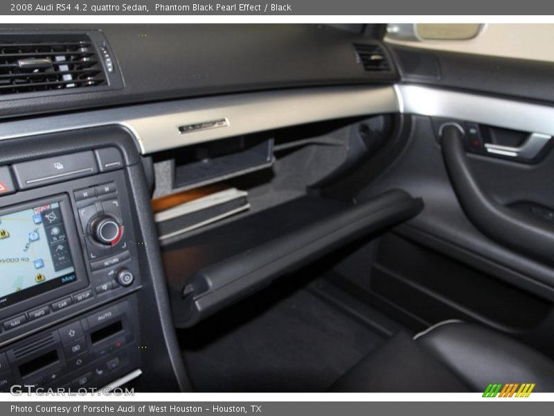 Phantom Black Pearl Effect / Black 2008 Audi RS4 4.2 quattro Sedan
