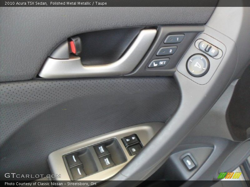 Polished Metal Metallic / Taupe 2010 Acura TSX Sedan