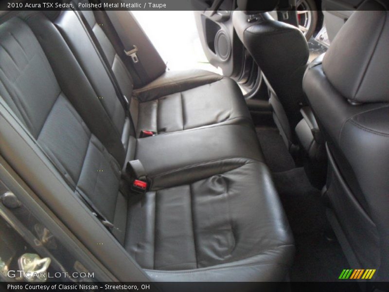 Polished Metal Metallic / Taupe 2010 Acura TSX Sedan