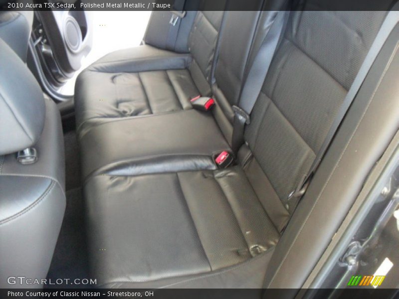Polished Metal Metallic / Taupe 2010 Acura TSX Sedan