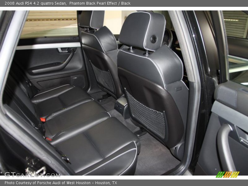 Rear Seat of 2008 RS4 4.2 quattro Sedan