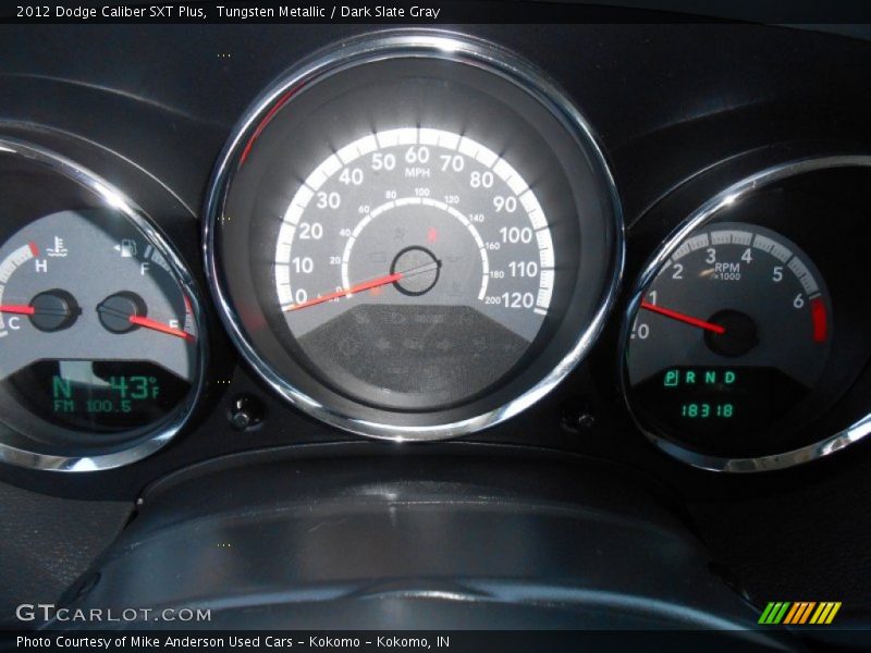 Tungsten Metallic / Dark Slate Gray 2012 Dodge Caliber SXT Plus