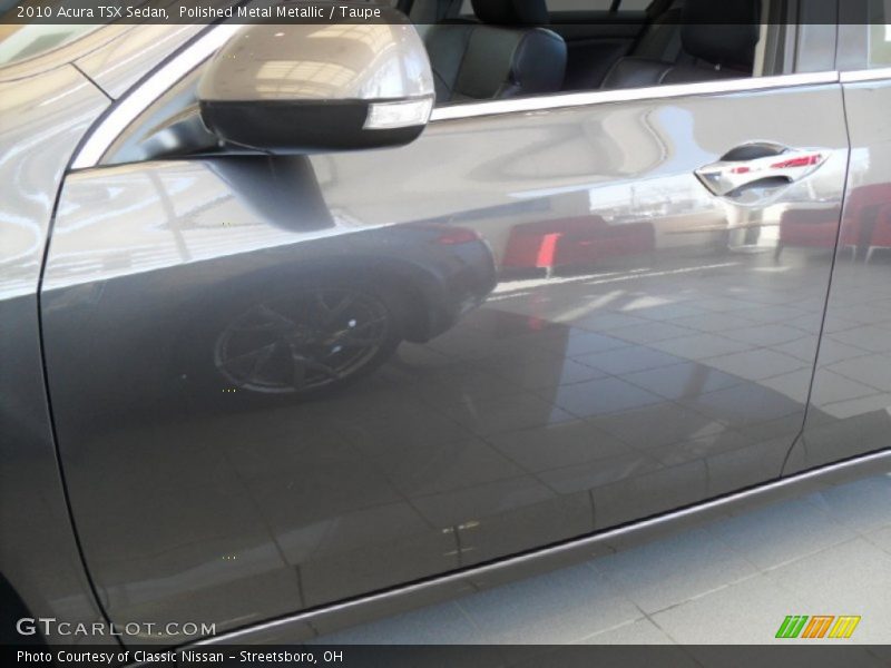 Polished Metal Metallic / Taupe 2010 Acura TSX Sedan