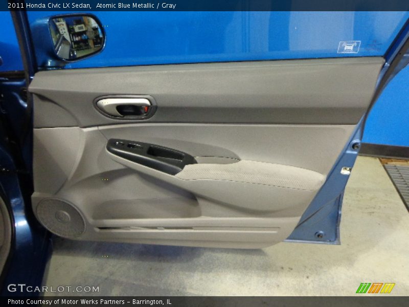 Atomic Blue Metallic / Gray 2011 Honda Civic LX Sedan