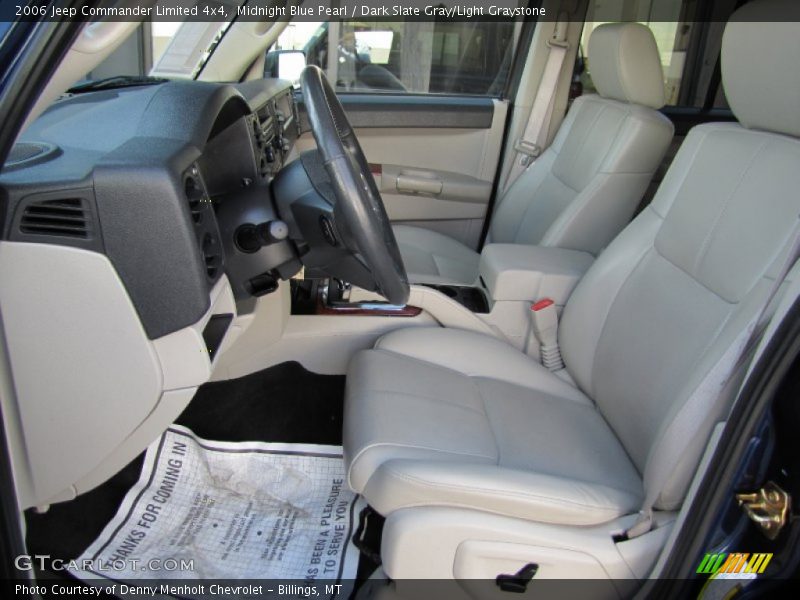 Midnight Blue Pearl / Dark Slate Gray/Light Graystone 2006 Jeep Commander Limited 4x4
