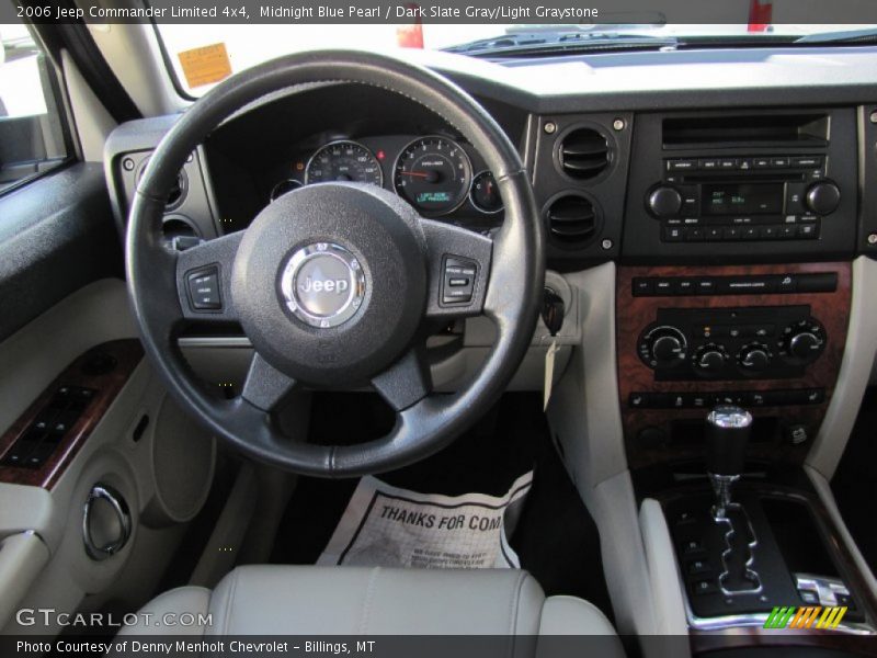 Midnight Blue Pearl / Dark Slate Gray/Light Graystone 2006 Jeep Commander Limited 4x4