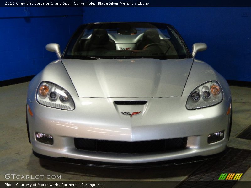 Blade Silver Metallic / Ebony 2012 Chevrolet Corvette Grand Sport Convertible