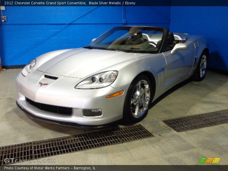 Blade Silver Metallic / Ebony 2012 Chevrolet Corvette Grand Sport Convertible