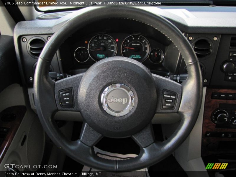 Midnight Blue Pearl / Dark Slate Gray/Light Graystone 2006 Jeep Commander Limited 4x4