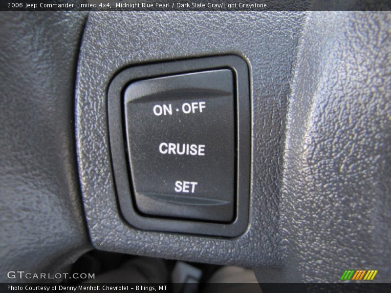 Midnight Blue Pearl / Dark Slate Gray/Light Graystone 2006 Jeep Commander Limited 4x4