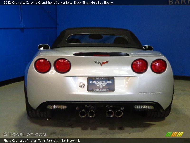Blade Silver Metallic / Ebony 2012 Chevrolet Corvette Grand Sport Convertible