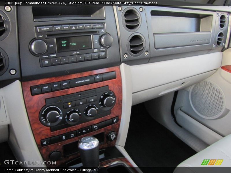 Midnight Blue Pearl / Dark Slate Gray/Light Graystone 2006 Jeep Commander Limited 4x4