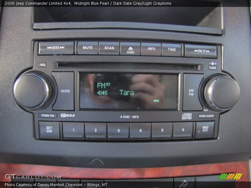 Midnight Blue Pearl / Dark Slate Gray/Light Graystone 2006 Jeep Commander Limited 4x4