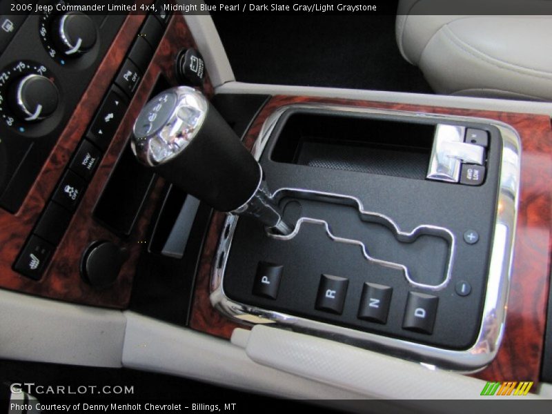 Midnight Blue Pearl / Dark Slate Gray/Light Graystone 2006 Jeep Commander Limited 4x4