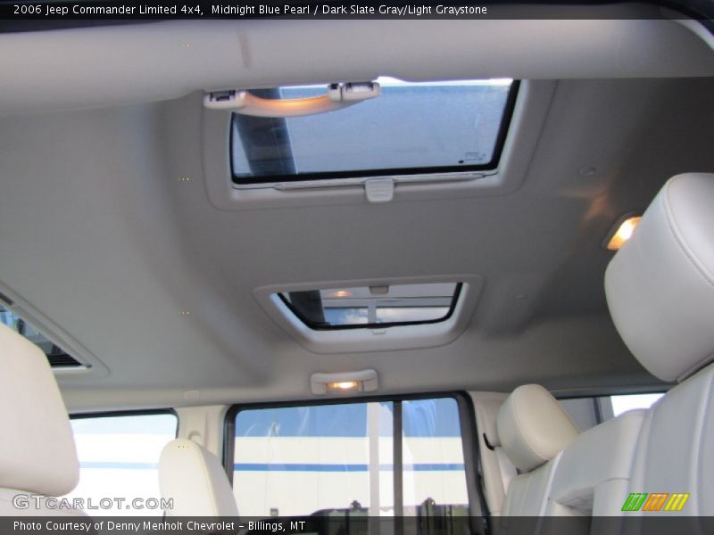 Midnight Blue Pearl / Dark Slate Gray/Light Graystone 2006 Jeep Commander Limited 4x4