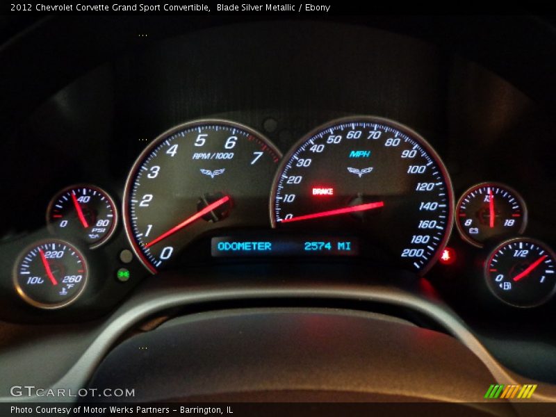  2012 Corvette Grand Sport Convertible Grand Sport Convertible Gauges
