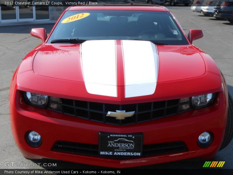 Victory Red / Black 2012 Chevrolet Camaro LT Coupe