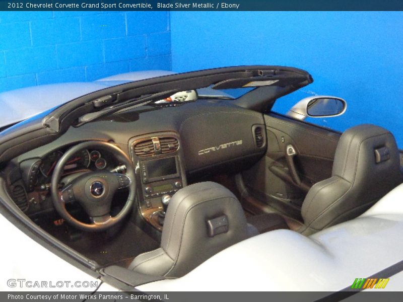 Blade Silver Metallic / Ebony 2012 Chevrolet Corvette Grand Sport Convertible