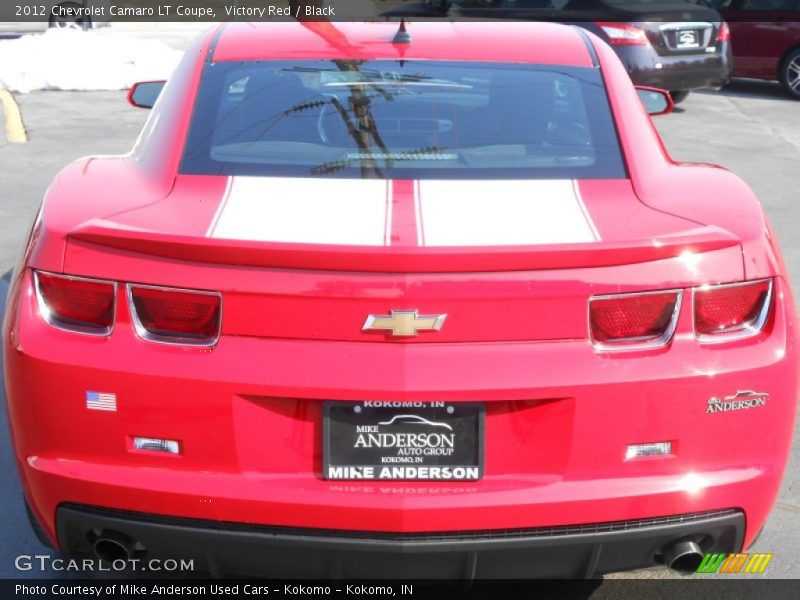 Victory Red / Black 2012 Chevrolet Camaro LT Coupe