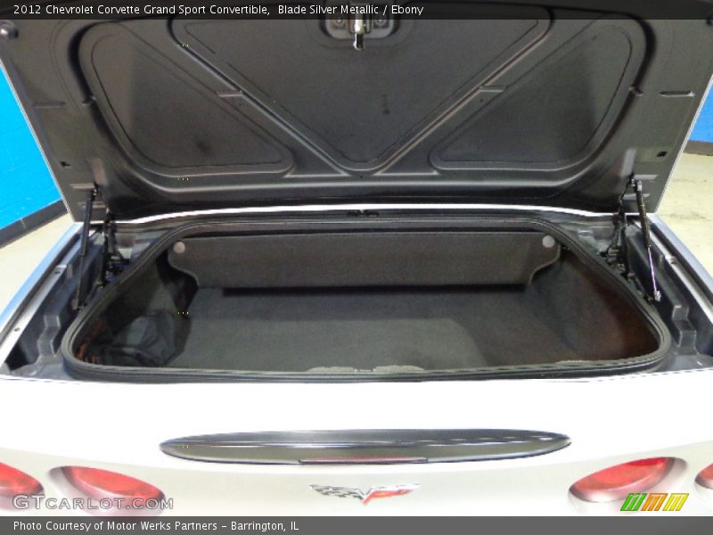  2012 Corvette Grand Sport Convertible Trunk