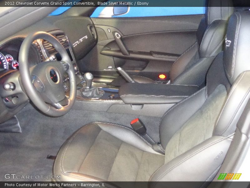 Front Seat of 2012 Corvette Grand Sport Convertible