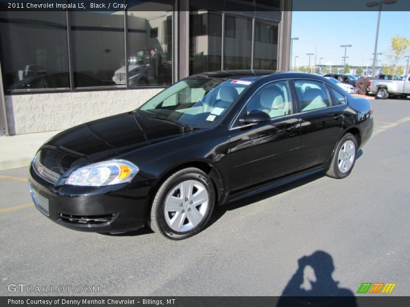 Black / Gray 2011 Chevrolet Impala LS
