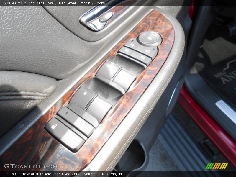 Red Jewel Tintcoat / Ebony 2009 GMC Yukon Denali AWD