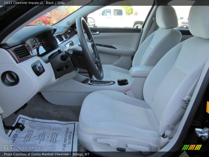 Black / Gray 2011 Chevrolet Impala LS