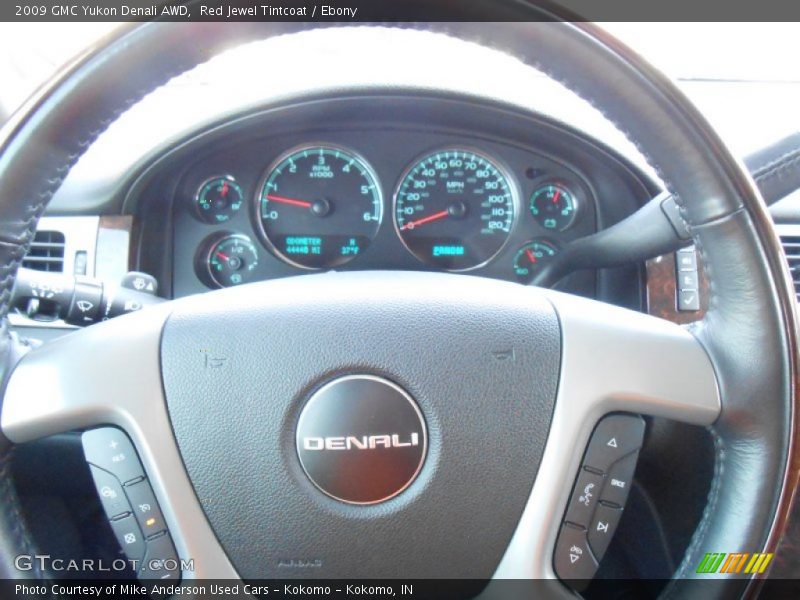 Red Jewel Tintcoat / Ebony 2009 GMC Yukon Denali AWD