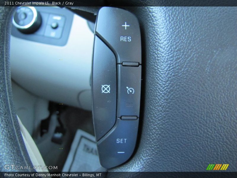 Black / Gray 2011 Chevrolet Impala LS