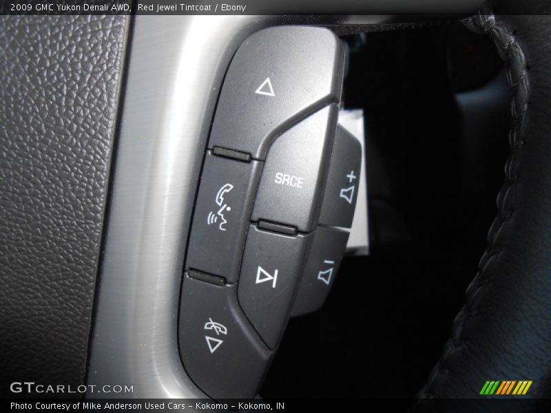 Red Jewel Tintcoat / Ebony 2009 GMC Yukon Denali AWD