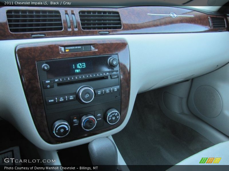 Black / Gray 2011 Chevrolet Impala LS