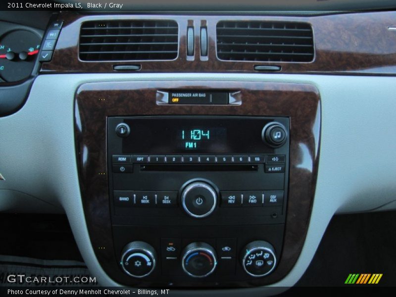 Black / Gray 2011 Chevrolet Impala LS