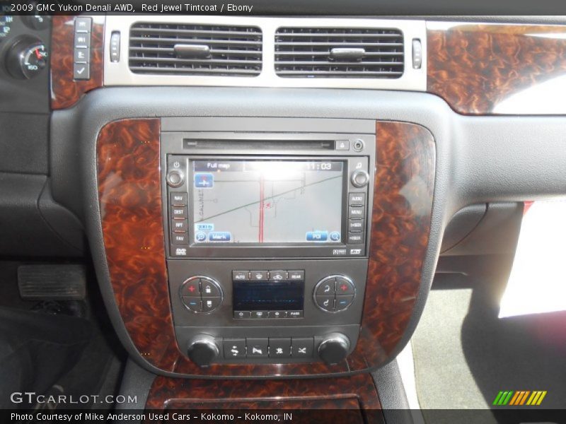 Red Jewel Tintcoat / Ebony 2009 GMC Yukon Denali AWD