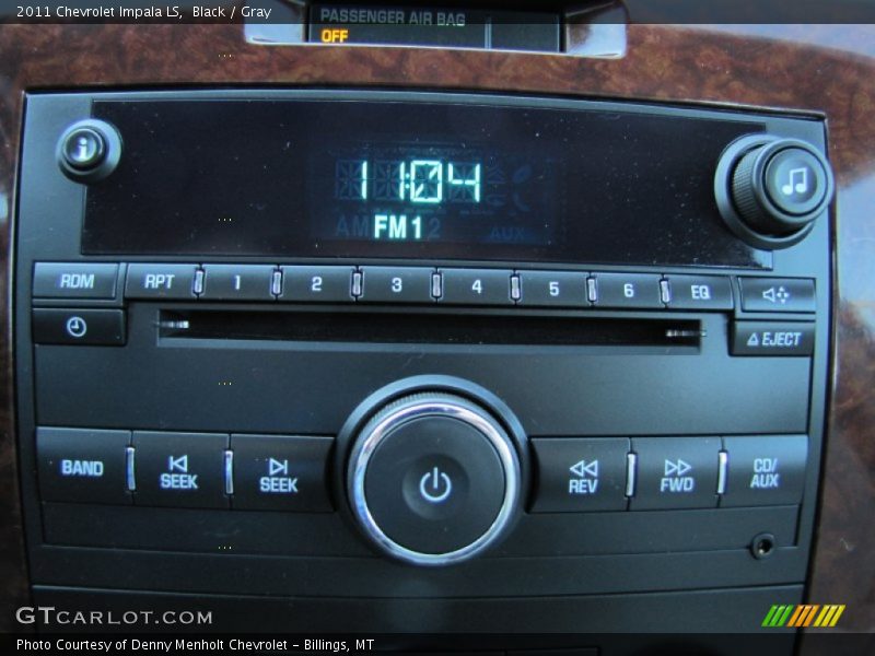 Black / Gray 2011 Chevrolet Impala LS