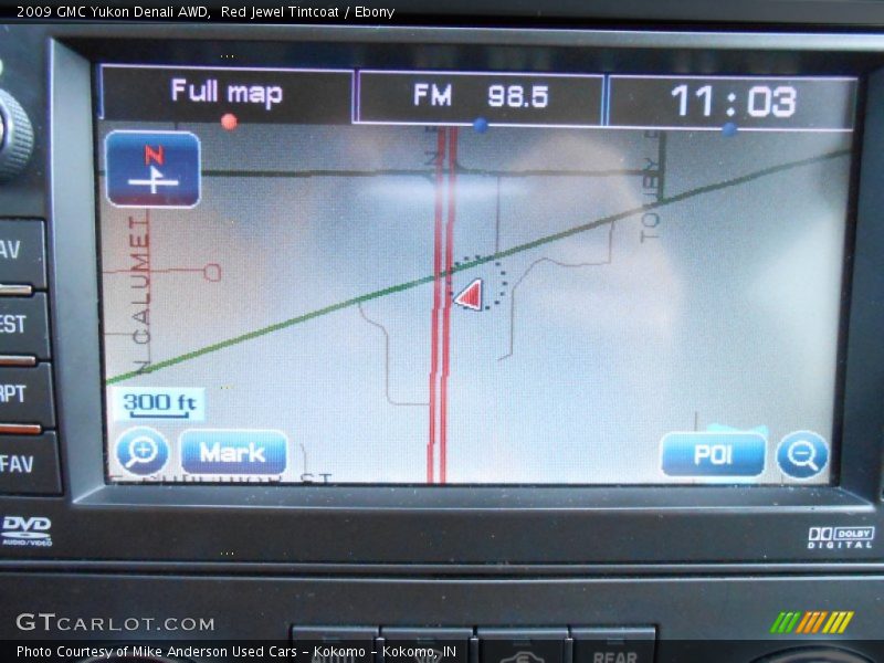 Red Jewel Tintcoat / Ebony 2009 GMC Yukon Denali AWD