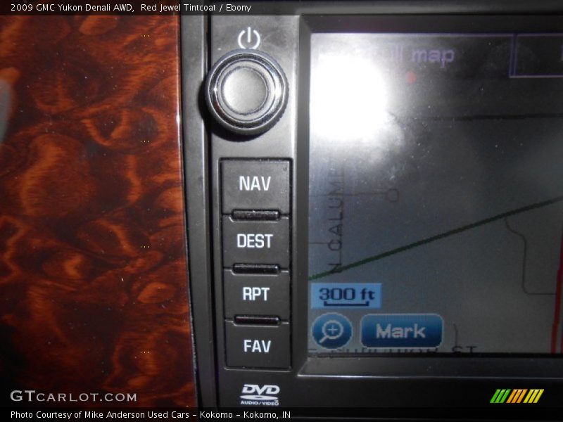 Red Jewel Tintcoat / Ebony 2009 GMC Yukon Denali AWD